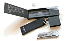 Pro-Tech 2024 Mordax Custom 002 Flipper Gridlock Knife 17-4 SS 3.6" SW Magnacut