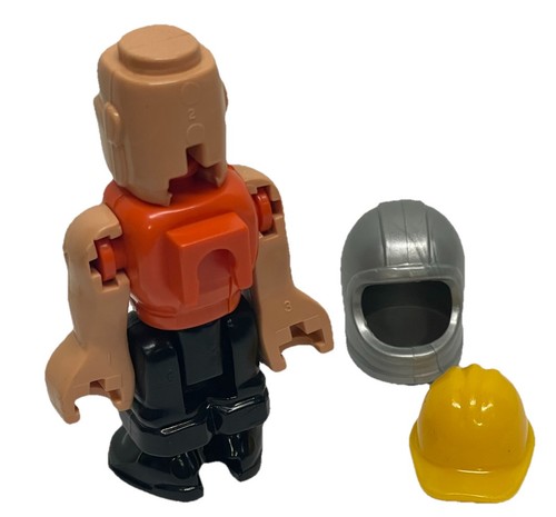 VTG 1983 Fisher Price Construx 577 Bridges & Tower REPLACEMENT FIGUGRE w/Hat - Picture 3 of 5