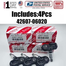 Set Of 4pcs Tpms Tire Pressure Monitoring Sensor Oem 42607-06020 For Lexus Toyot Set Of 4pcs Tpms Tire Pressure Monitoring Sensor Oem 42607-06020 For Lexus Toyot