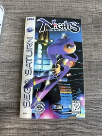 Nights Into Dreams (Sega Saturn, 1996) CIB Complete w/ Manual Reg Card VGC