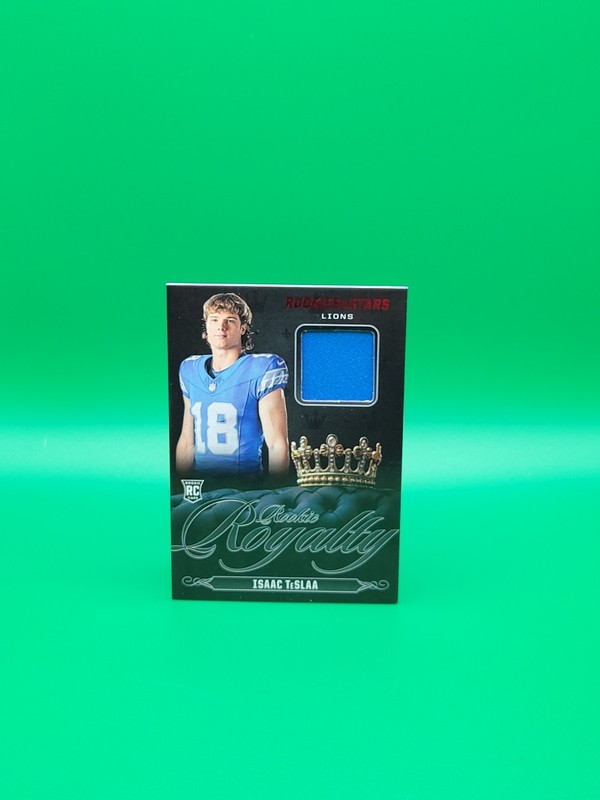 2025 Panini Rookies & Stars Isaac TeSlaa Royalty RC #RR-ITA Detroit Lions Rookie