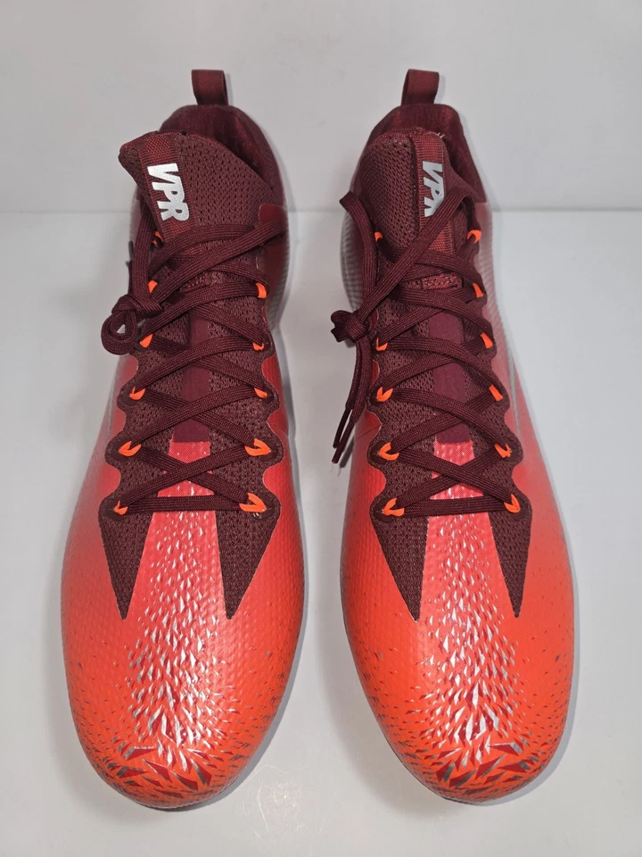 Botines de fútbol profesional Nike Vapor intocables talla 15 rojos plateados 833385-608 nuevos Foto 3 de 4