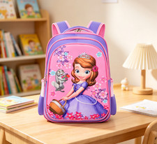 Princess Sofia Kids Backpack Girls School Bag...