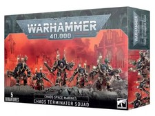 Warhammer 40K Chaos space marines Chaos terminator squad 43-19 GW Neuf