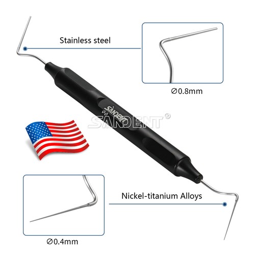 Dental Endo Gutta Percha Fill Obturation Tips NiTi&Stainless Steel Hand Plugger - Picture 21 of 38