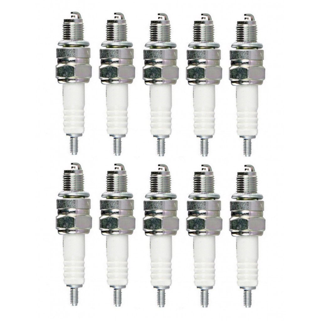 NGK For Kawasaki EX250F 1987-1995 Spark Plug Standard Box of 10 C8HA