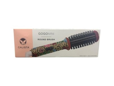 Calista GoGo Mini Heated Round Brush Hair Styler Volumizing Dual Voltage Travel