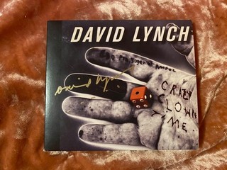 David Lynch Crazy Clown Time autographed album