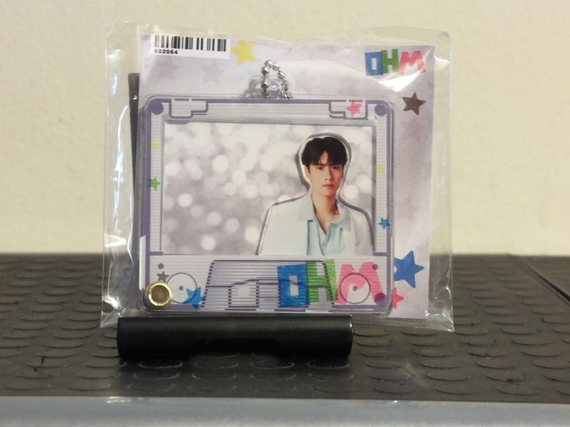 Ohm Layer Keychain, three layered acrylic keychain with Thai actor Ohm Pawat