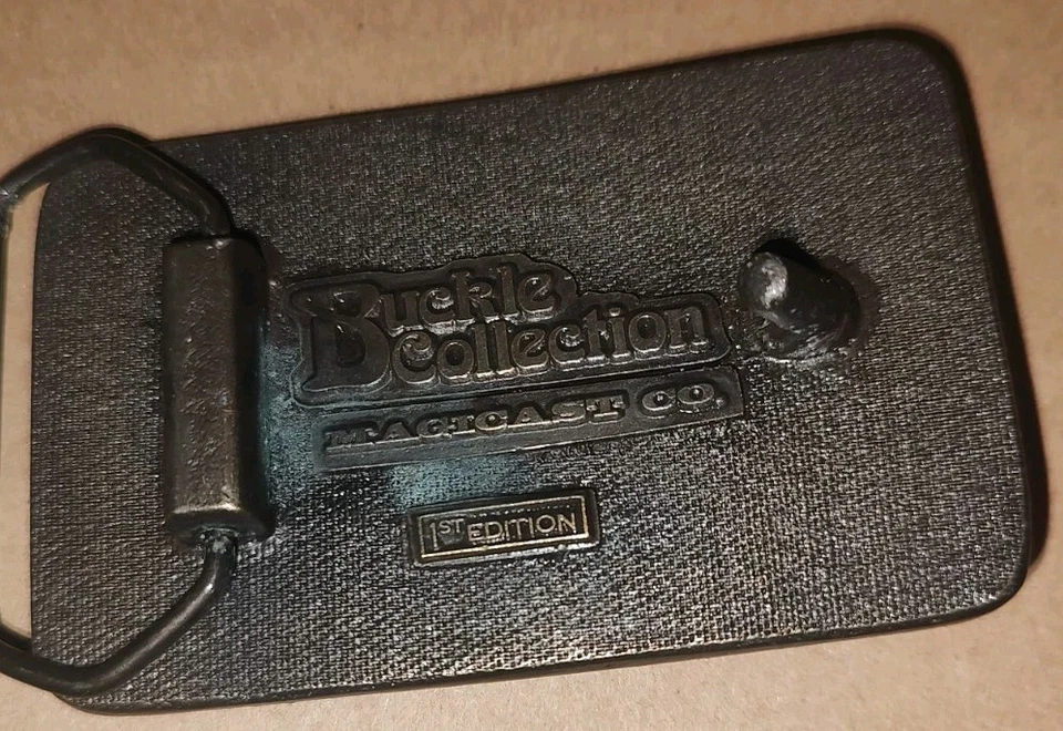 GROUND LAUNCHED CRUISE MISSILE BELT BUCKLE! VINTAGE! VERY RARE! 1970s! USA! USAF - Image 2 of 2