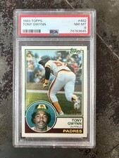 Topps 1983 Tony Gwynn #482 Rookie RC PSA 8 NM-MT San Diego Padres