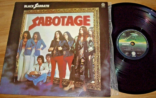 BLACK SABBATH *OZ 1st Press VERTIGO LP ' SABOTAGE ' 1975 VGC-