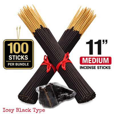 11'' Incense Sticks Fresh Dipped   100 Assorted | 11 inch Long Burn | Bulk Pack
