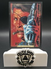 SkyBox Marvel Masterpieces 92 Platinum Nick Fury #64 Lenticular 3D Style Card