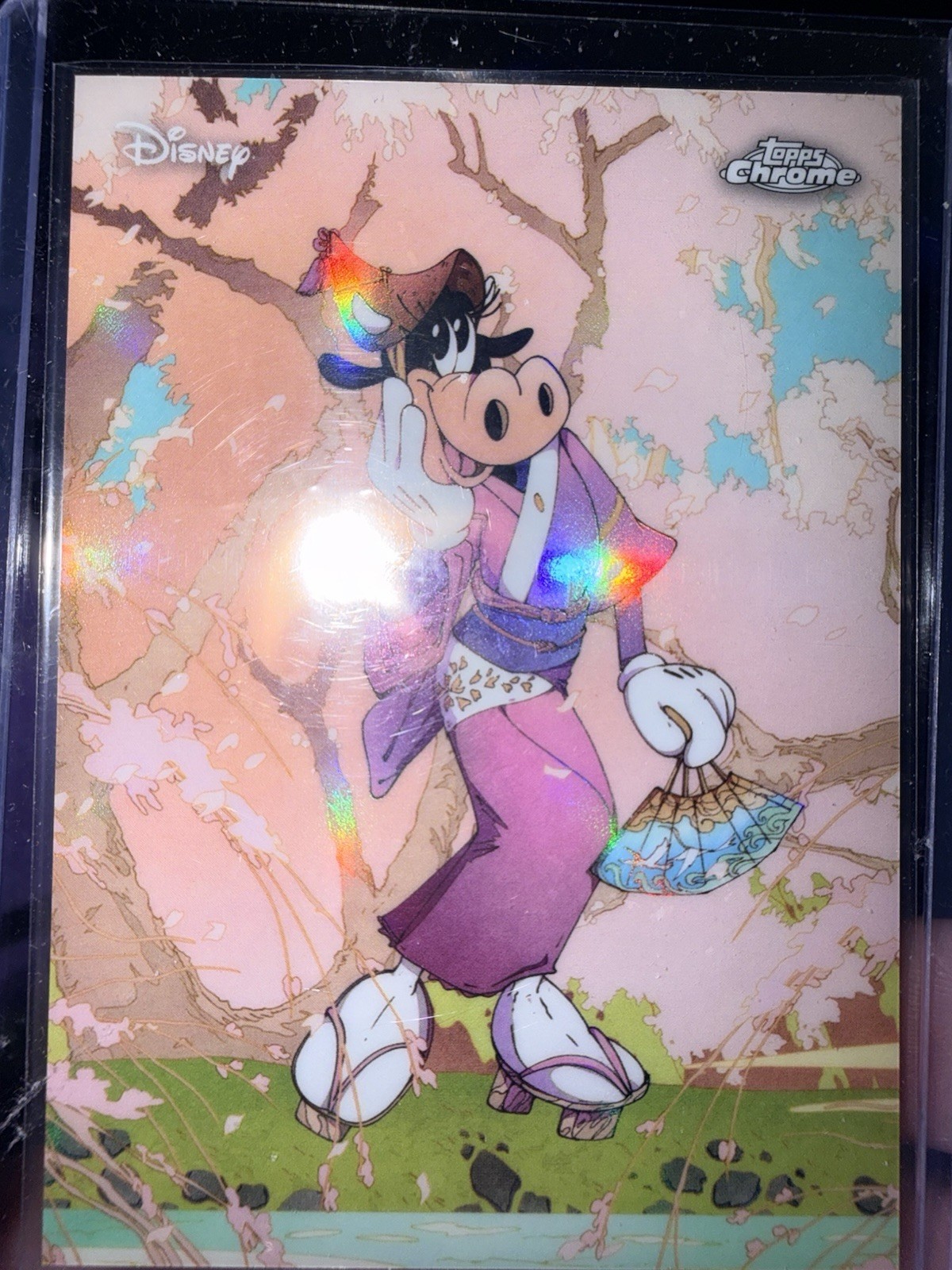 Clarabelle #UK-8 2026 Topps Chrome Disney Mickey And Friends Ukiyo-E trading card — raw and PSA graded price guide