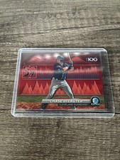 2024 Bowman Bowman Scouts Top 100 Chase Delauter #BTP-59 Red Refractor /5 (RC)