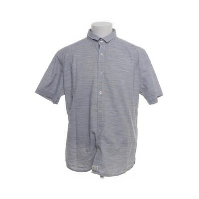 Denim by Hampton Republic 27, Kurzarmhemd, Größe: 43/44, Weiß/Blau #dxd