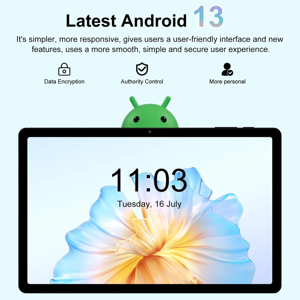 2025 2K Tablet 11 Inch Android 13 | Octa-Cores | 16GB RAM+256GB ROM | 2K Disp... - Image 3 of 4