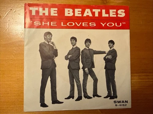 The Beatles ‎– She Loves You 1964 Swan S-4152 45 7” Vinyl VG