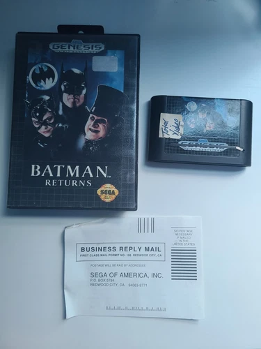 Batman Returns (Sega Genesis, 1992) No Manual