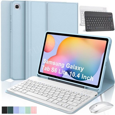 QWERTZ Tastatur Hülle Mit Stifthalter für Samsung Galaxy Tab A9+ A8 S10 S9 FE S8
