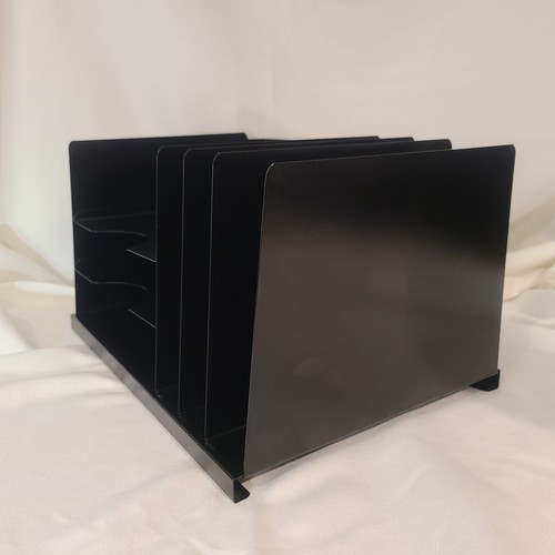 Steelmaster horizontal vertical desk organizer tray slot file sorter LIT-NING - Picture 3 of 7