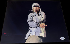 Eminem Slim Shady Signed 11x14 Photo Rapper Lose Yourself LOA PSA
