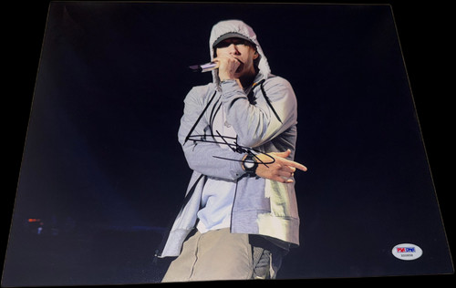 Eminem Slim Shady Signed 11x14 Photo Rapper Lose Yourself LOA PSA