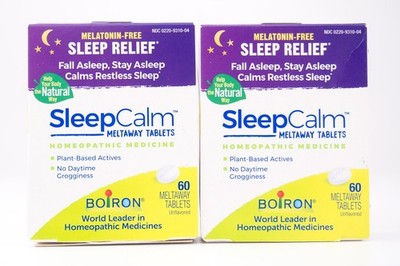 2 Boiron SleepCalm 2 X 60 Tablets Exp. 2/2028