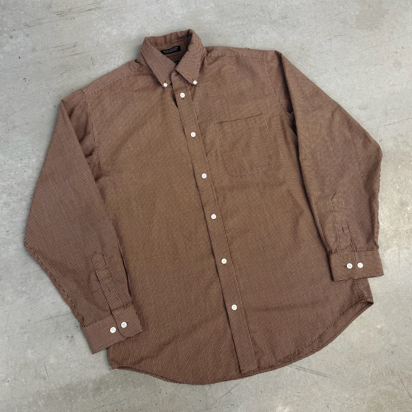 Vintage 2000s Consensus Checkered Pattern Brown B… - image 3
