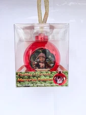 Memories Forever 15 Second Recordable RED Christmas Holiday Ornament / NEW