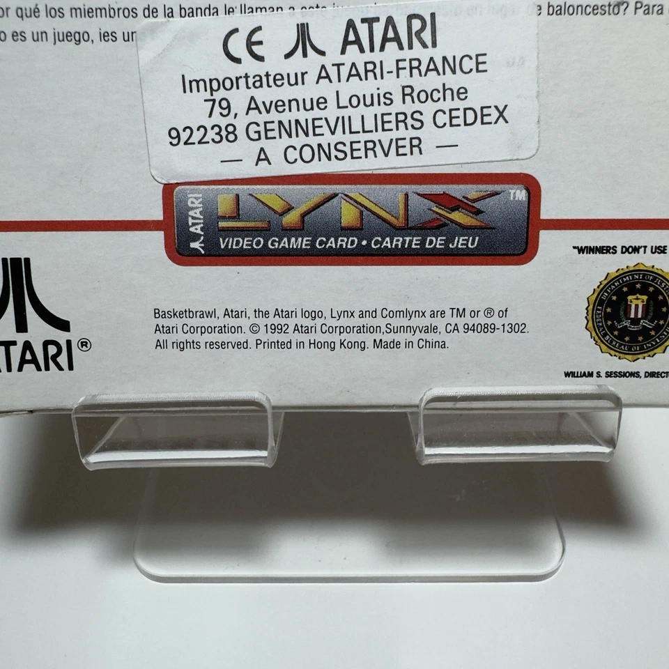 Basketbrawl Atari Lynx Game Complete In Box As New CIB - Image 4 of 4