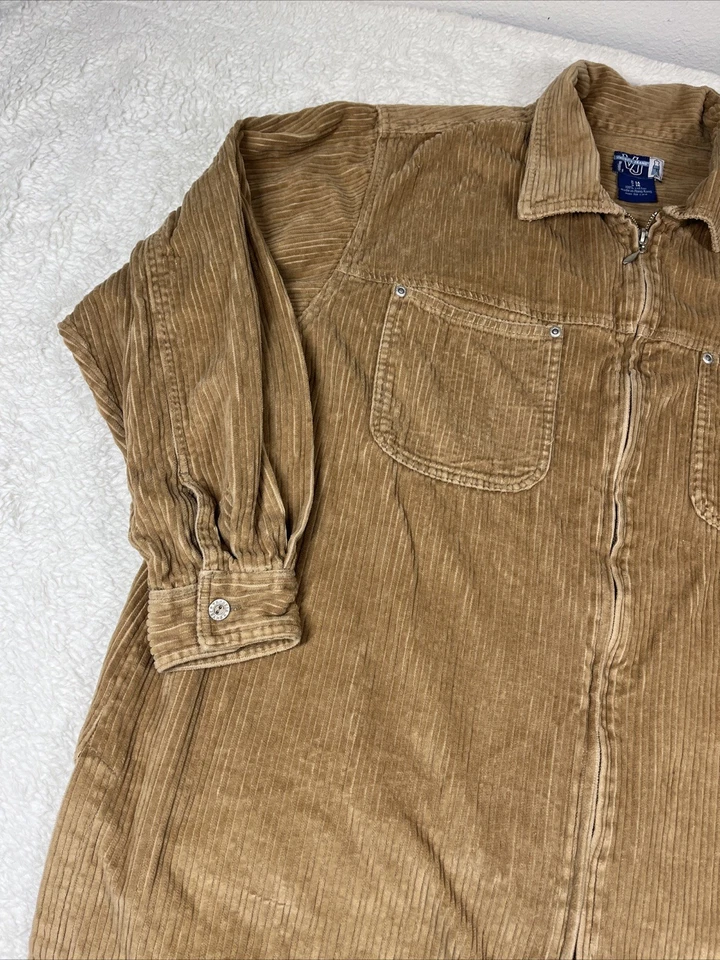 Jeans Venezia vintage veludo marrom feminino zíper completo tamanho 14/20 - Imagem 4 de 4