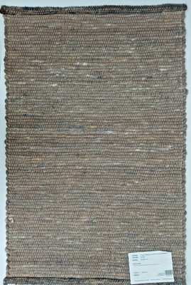 Paulig Teppich Pogo Design SORT - 60x90cm 100% Schurwolle