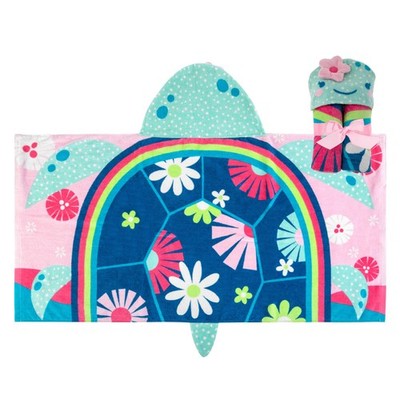 Stephen Joseph Kids Hooded Bath Beach Towel - Girls/Boys Swim Pool Cover Up