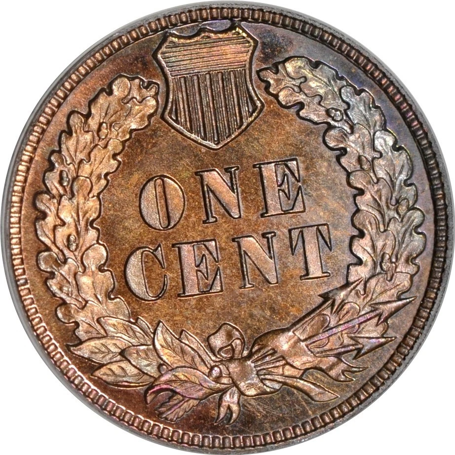 1897 1C Indian Cent PCGS PR65RB OGH (PHOTO SEAL) - Image 2 of 3