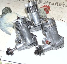 3 Fox Model Airplane Engines, 2-35s and a Sla...
