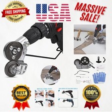 Lightweight Metal Nibbler Drill Attachment for Effortless Sheet Metal Cutting