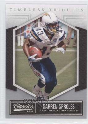 2010 Panini Classics Timeless Tributes Silver 54/100 Darren Sproles #81 0l1