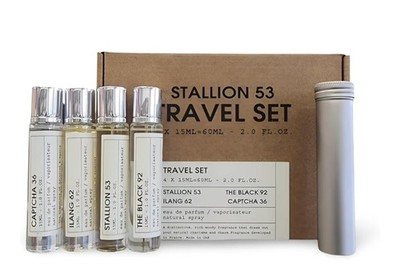 Travel Perfume Set Stallion 53 The Black 92 Ilang 62 Captcha 36 15ML EACH EDP