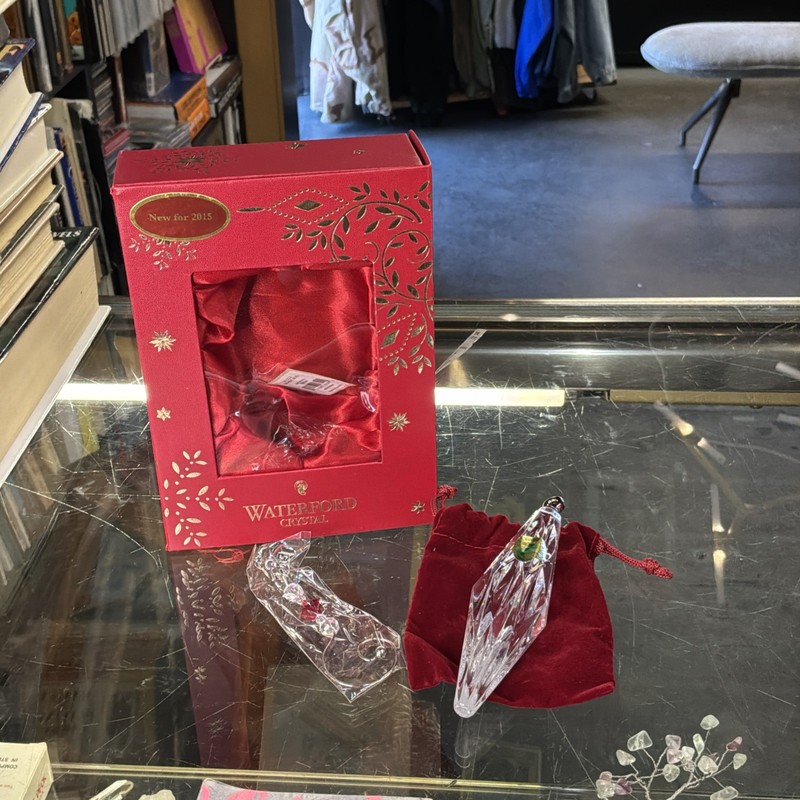 Annual Crystal 2015 Icicle Ornament