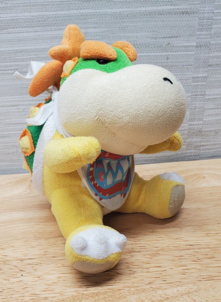 Official 6'' Bowser Junior Jr Plush SANEI Japan Nintendo Super