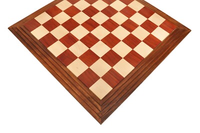 21'' Inch Solid Luxury Wooden Chess Board Made With Maple, Acacia and Padauk Wood