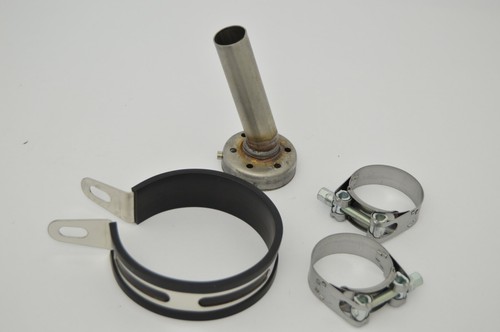 Yamaha FZS600 Exhaust SP Engineering Stainless Round Big Bore XLS 1998-2004 - Picture 3 of 9