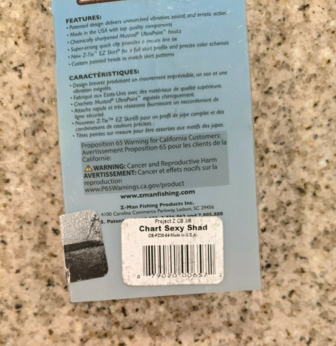 Z-Man CB-PZ38-04 Project Z Chatterbait Lure 3/8oz Chartreuse Sexy Shad Fishing - Image 3