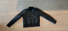 Lululemon Black Non-Stop Reversible Bomber Jacket Sz 8; crepe vs baffled side