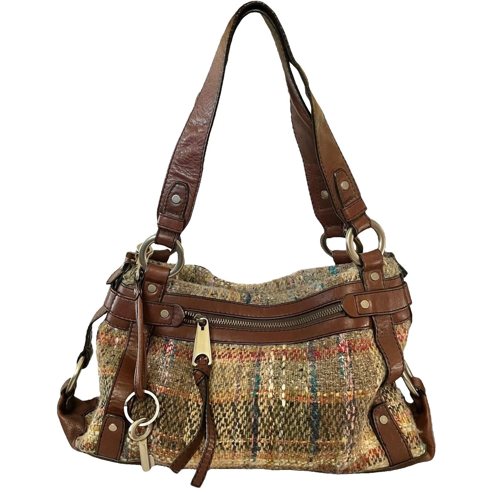 Bolso de hombro a Cuadros Fossil Bolsas y bolsos para Mujer