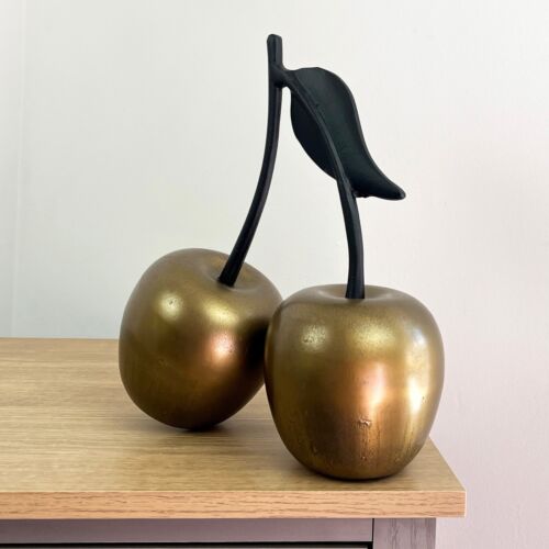Modern Ornament for Living Room Gold Cherry Large Fruit Home Decorations Statue - Picture 6 of 8