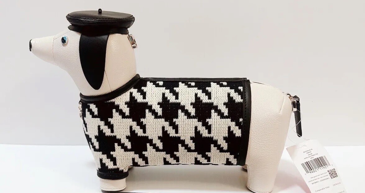 ケイトスペード クロード ドッグ kate spade new york Claude Dachshund Women's Handbag - White