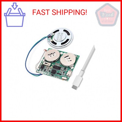 Icstation DIY Light Sensor Sound Module, Micro USB Recordable Sound Chip 8M Memo
